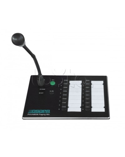 Консоль микрофонная DSPPA PAVA-8008 в Копейске Система оповещения и трансляции Dsppa Pintop.ru