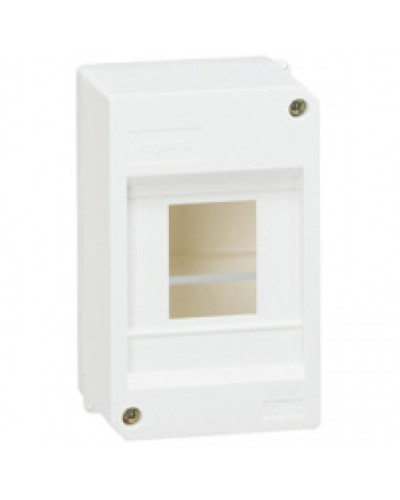 Щиток накладной Mini S 4 модуля белый Legrand 001357 в Копейске Боксы для автоматов Pintop.ru