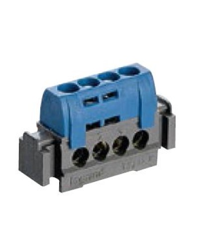 Клеммник синий 4х1.5-16 мм2 LEGRAND 004840 в Копейске Клеммные колодки Pintop.ru
