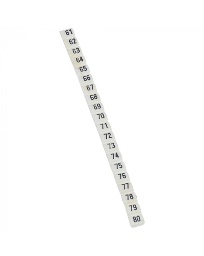 Маркер CAB3 цифры 61-80 Legrand 038163 в Копейске Аксессуары для кабель-канала Pintop.ru