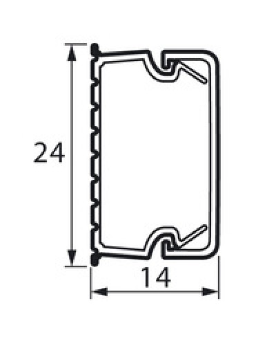 Кабель-канал METRA 24x14 Legrand (638193) в Копейске Кабель-канал Pintop.ru
