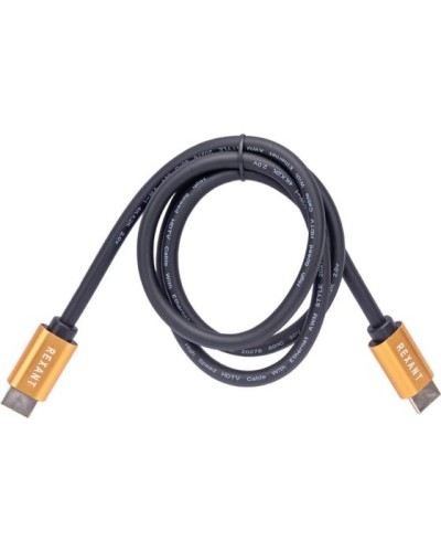 Кабель HDMI - HDMI 2.0, 1м, Gold REXANT 17-6102 в Копейске Системы видеонаблюдения Pintop.ru