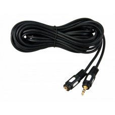 Шнур 3.5 мм штекер стерео - 3.5 мм гнездо стерео 3 м (10шт/уп) REXANT 17-4015