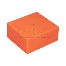 Коробка огн. с глад. стенками,без галогена, IP41, 8P, (1,5-4мм2) (оранж) ОКЛ Экопласт (46151HF)